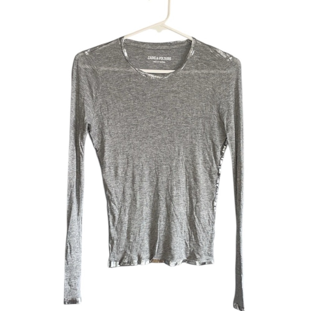 Zadig & Voltaire “wily foil” long sleeve tee
